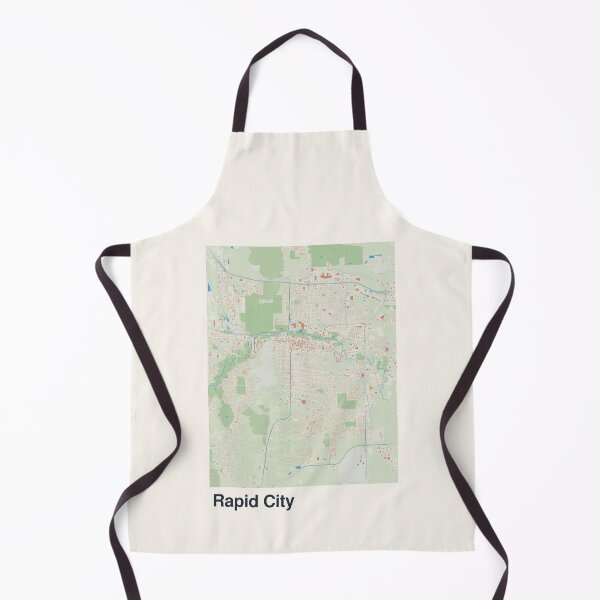 Item preview, Rapid City Minimalistic Map Art designed and sold by MapsNerd.