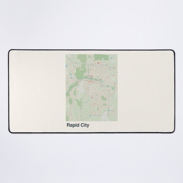 Item preview, Rapid City Minimalistic Map Art designed and sold by MapsNerd.