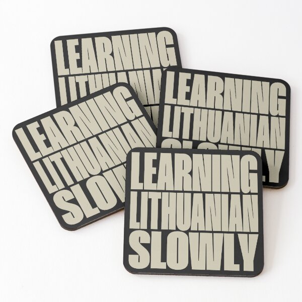 Item preview, Learning Lithuanian Slowly designed and sold by MOCOPOCO.