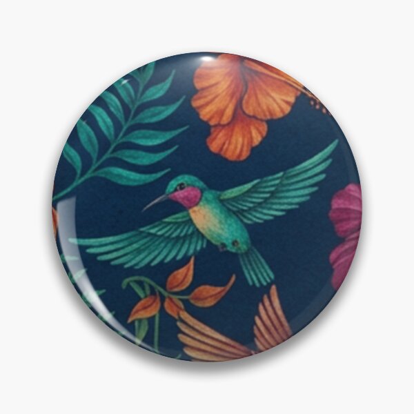 Item preview, Tropical Birds and Hibiscus Pattern designed and sold by SassyArtistry.