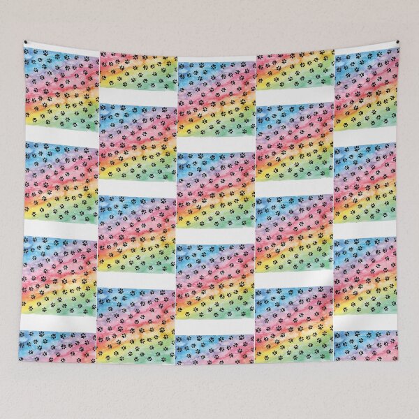 Item preview, Rainbow Paw Cat Pattern designed and sold by Madrigalleryp.