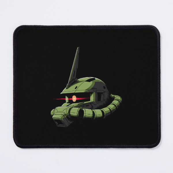 Item preview, gunpla poster MS-06 Zaku II gundam head digital art illustration designed and sold by sabartgunpla.