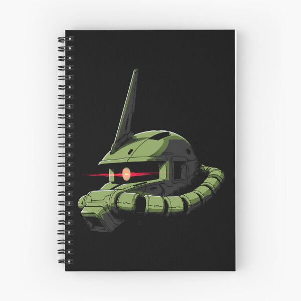 Item preview, gunpla poster MS-06 Zaku II gundam head digital art illustration designed and sold by sabartgunpla.