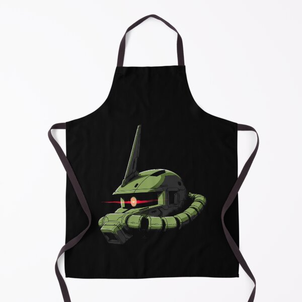 Item preview, gunpla poster MS-06 Zaku II gundam head digital art illustration designed and sold by sabartgunpla.