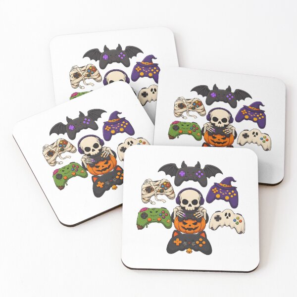 Item preview, Halloween Game Controller Spooky Ghost Mummy Pumpkin designed and sold by Dmo3HarkoArt.