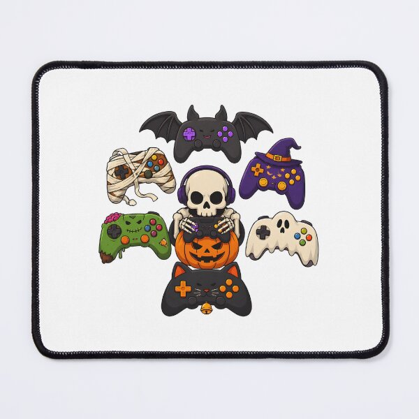 Item preview, Halloween Game Controller Spooky Ghost Mummy Pumpkin designed and sold by Dmo3HarkoArt.