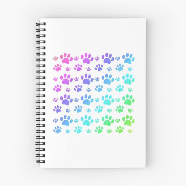 Item preview, Rainbow Paw Pattern Black designed and sold by Madrigalleryp.