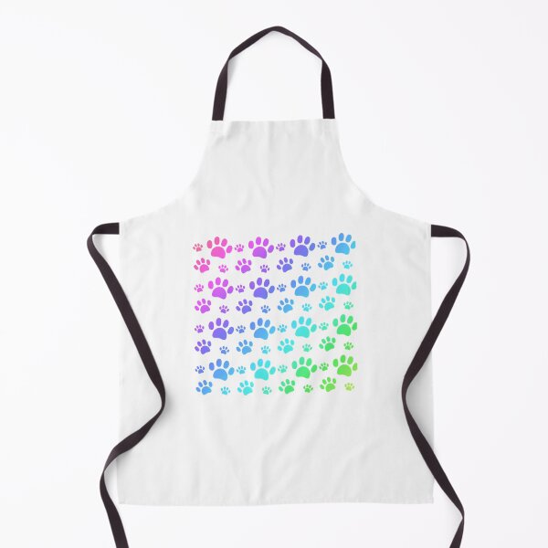 Item preview, Rainbow Paw Pattern Black designed and sold by Madrigalleryp.