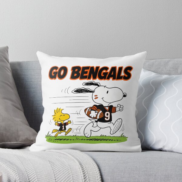 Item preview, Snoopy & Woodstock Cincinnati Bengals Football Retro F376 designed and sold by GLUVY-THEME.
