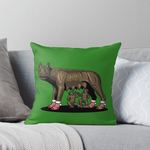 Item preview, Capitoline Wolf Christmas Stockings Statue Pop Art designed and sold by Rare By Hero.