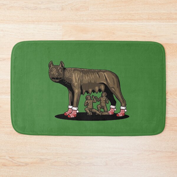Item preview, Capitoline Wolf Christmas Stockings Statue Pop Art designed and sold by Rare By Hero.