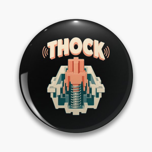 Item preview, Interruptor de teclado mecánico Thock, arte de teclado personalizado designed and sold by KAYJAY DESIGNS.