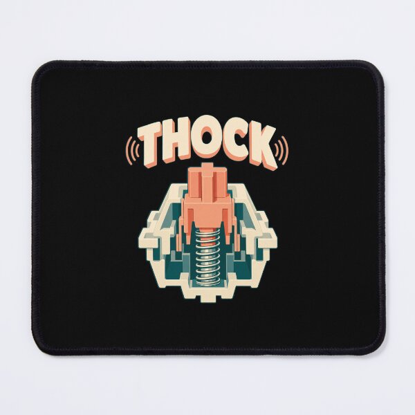 Item preview, Thock Mechanical Keyboard Switch Custom Keeb Art designed and sold by KAYJAY DESIGNS.