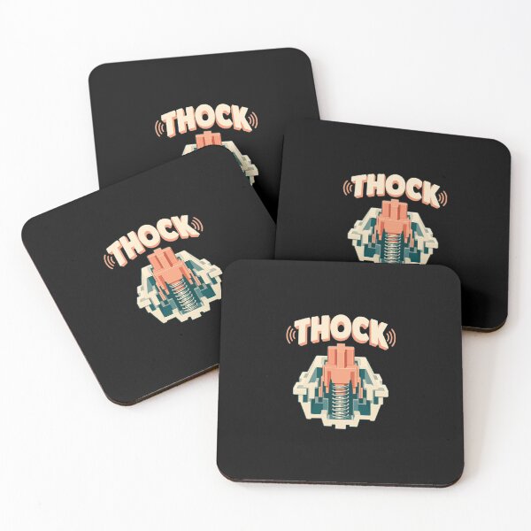 Item preview, Thock Mechanical Keyboard Switch Custom Keeb Art designed and sold by KAYJAY DESIGNS.