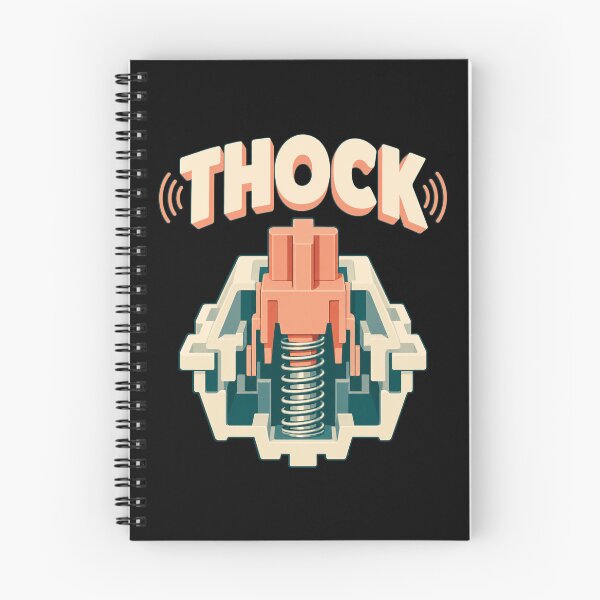 Item preview, Thock Mechanical Keyboard Switch Custom Keeb Art designed and sold by KAYJAY DESIGNS.
