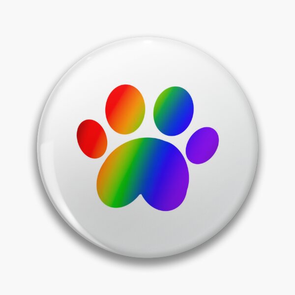 Item preview, Rainbow Paw Print designed and sold by Madrigalleryp.