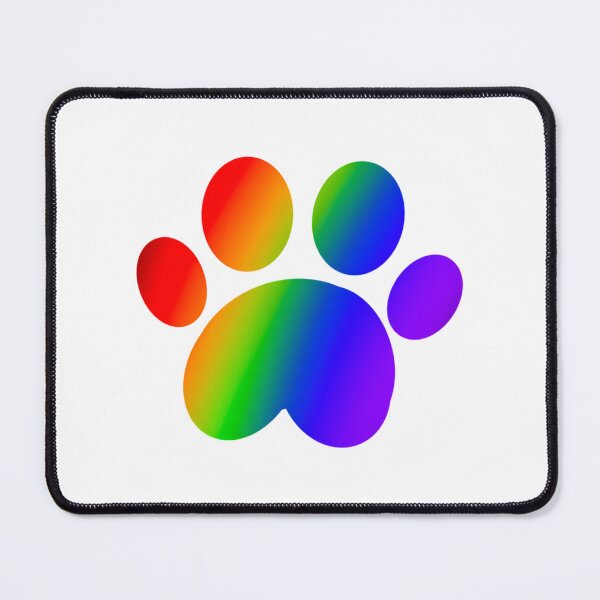 Item preview, Rainbow Paw Print designed and sold by Madrigalleryp.