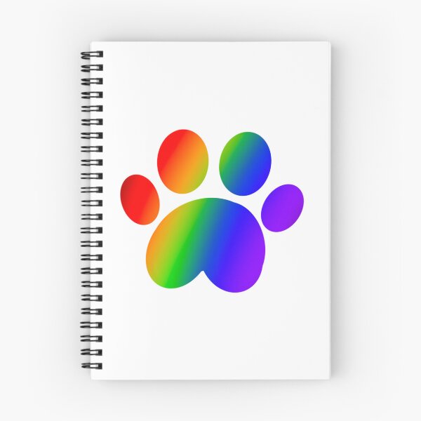Item preview, Rainbow Paw Print designed and sold by Madrigalleryp.
