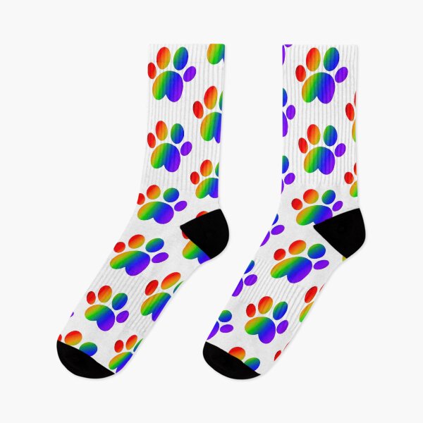 Item preview, Rainbow Paw Print designed and sold by Madrigalleryp.