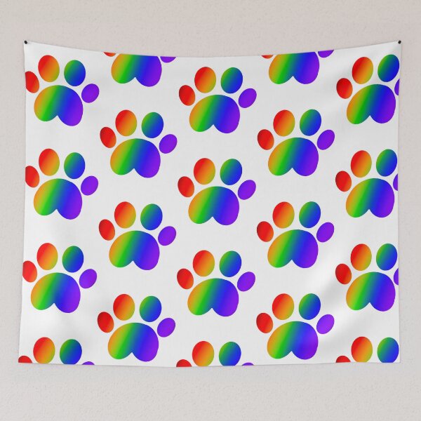 Item preview, Rainbow Paw Print designed and sold by Madrigalleryp.