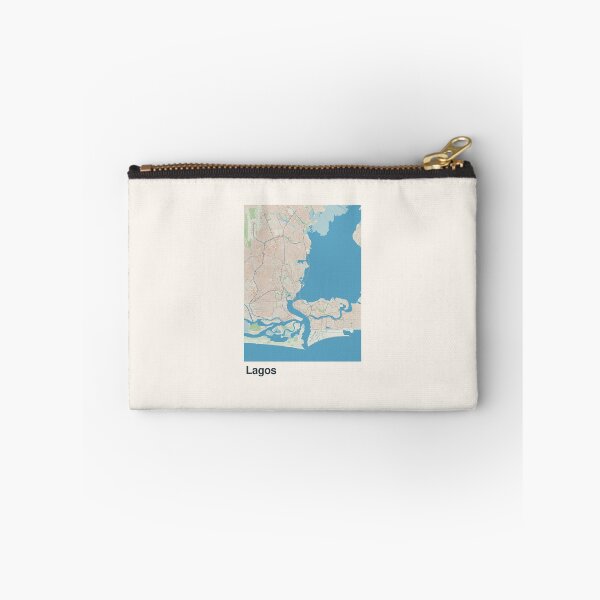 Item preview, Mapa minimalista de Lagos designed and sold by MapsNerd.