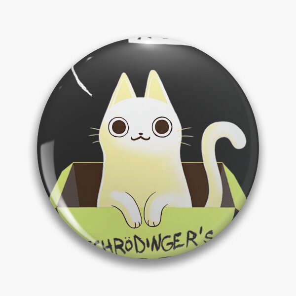 Item preview, Schrodinger's Cat Alive Design Featuring Cute Love Cat Illustration designed and sold by Heinzhub.