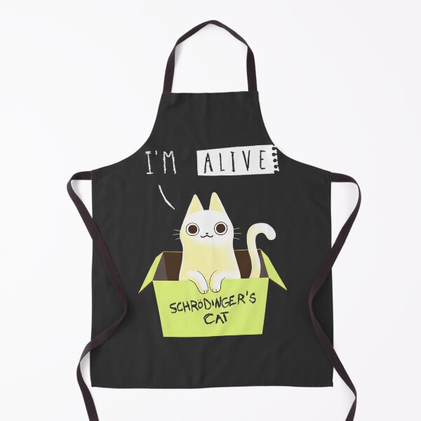 Item preview, Schrodinger's Cat Alive Design Featuring Cute Love Cat Illustration designed and sold by Heinzhub.