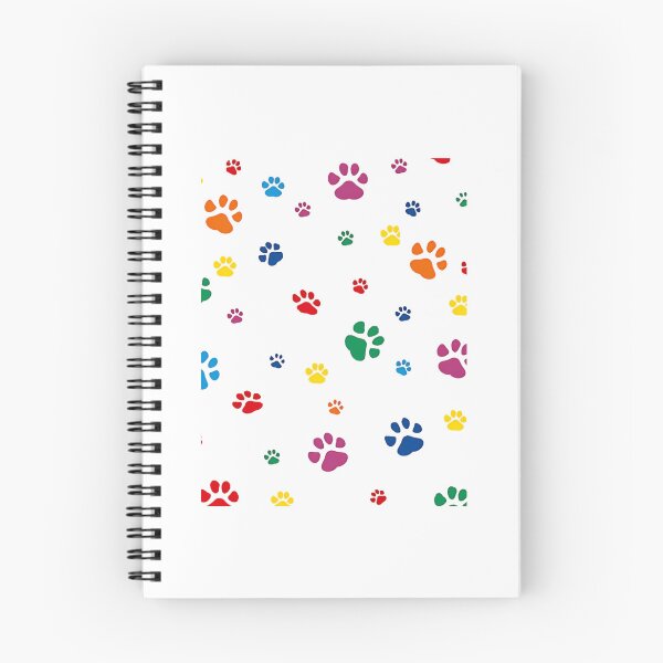 Item preview, Rainbow Paw Prints Pattern designed and sold by Madrigalleryp.