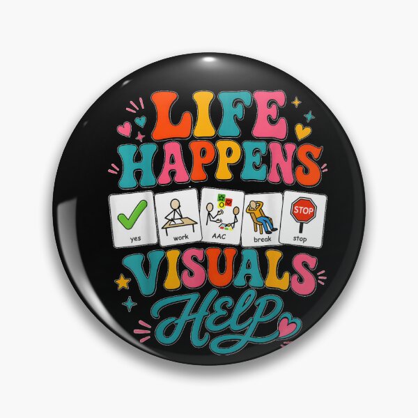 Item preview, Life Happens Visuals Help Special Education Sped Teacher  designed and sold by ArunikaVelora.