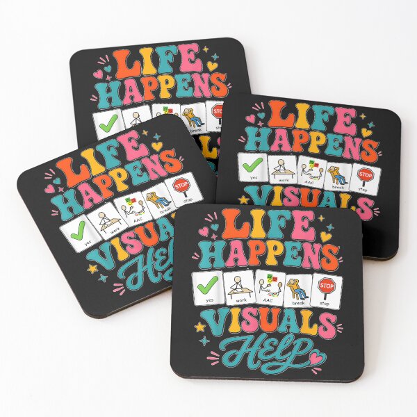 Item preview, Life Happens Visuals Help Special Education Sped Teacher  designed and sold by ArunikaVelora.
