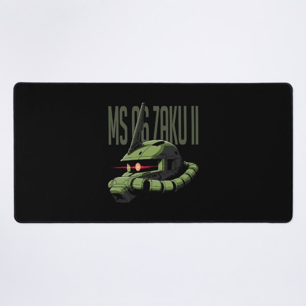 Item preview, gunpla poster MS-06 Zaku II gundam head digital art illustration designed and sold by sabartgunpla.