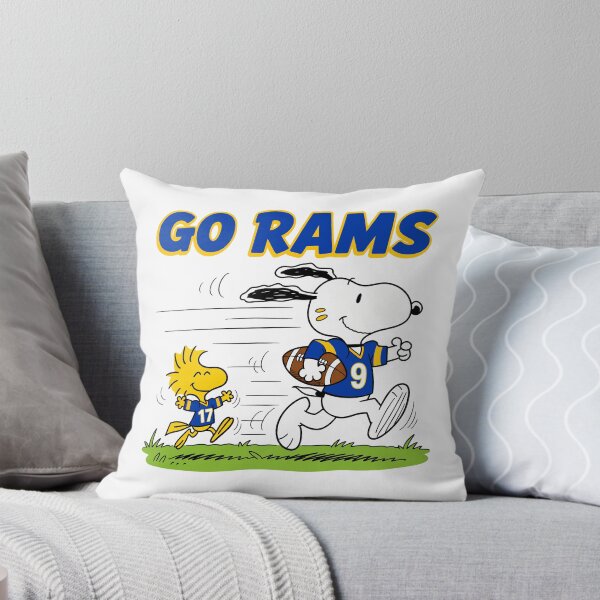 Item preview, Snoopy & Woodstock Los Angeles Rams Football Retro F377 designed and sold by GLUVY-THEME.