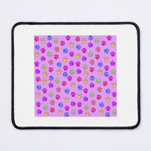 Item preview, Rainbow Paw Prints Pattern designed and sold by Madrigalleryp.