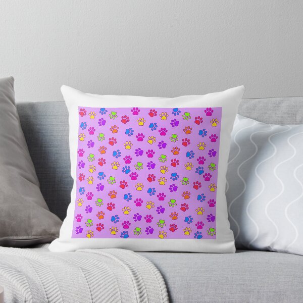 Item preview, Rainbow Paw Prints Pattern designed and sold by Madrigalleryp.
