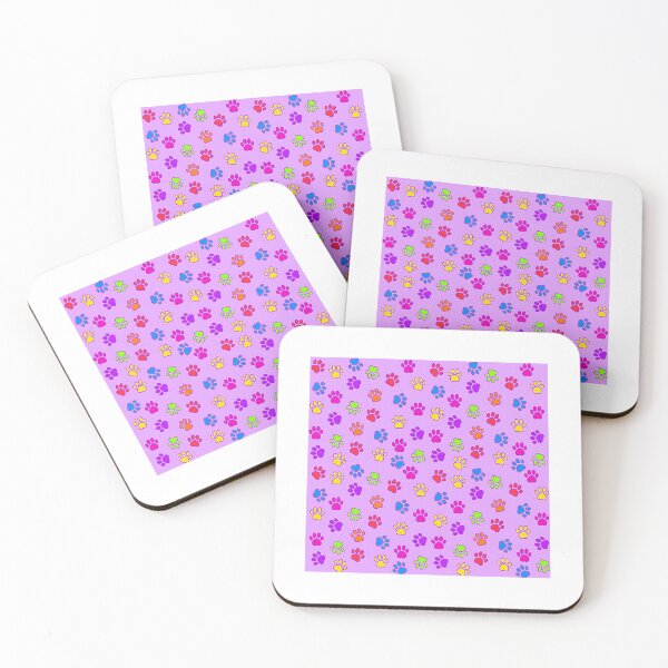 Item preview, Rainbow Paw Prints Pattern designed and sold by Madrigalleryp.