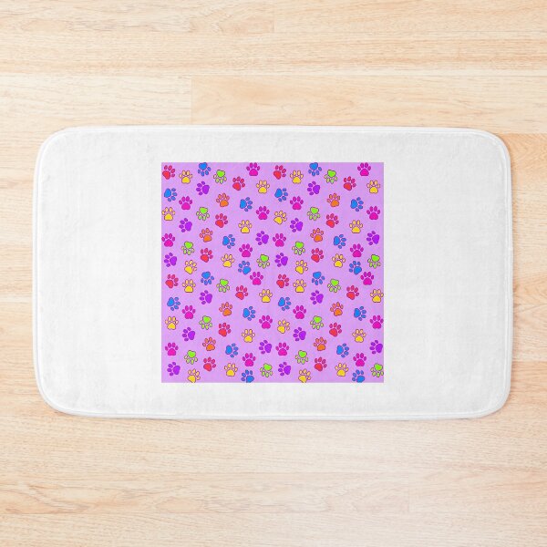 Item preview, Rainbow Paw Prints Pattern designed and sold by Madrigalleryp.