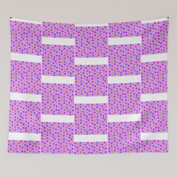 Item preview, Rainbow Paw Prints Pattern designed and sold by Madrigalleryp.