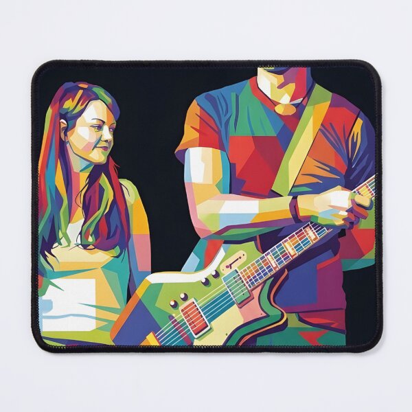 Item preview, The white stripes pop art designed and sold by Zamziri.