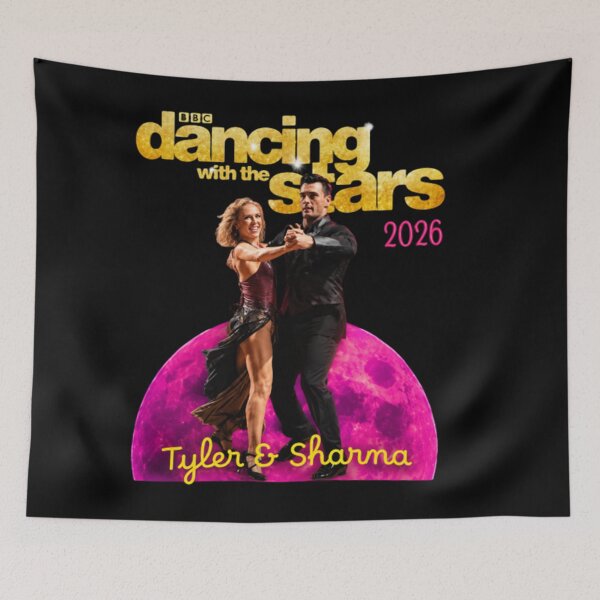 Item preview, Tyler Cameron & Sharna Burgess Dancing with the Stars 2026 designed and sold by speakmanArt.