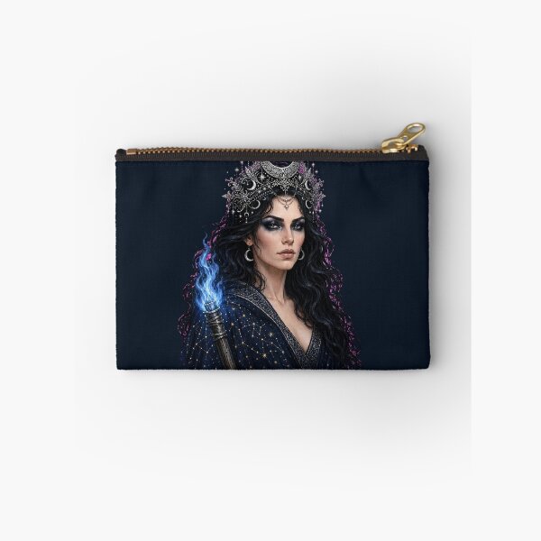 Item preview, Hecate Goddess of Witchcraft & Crossroads – Triple Moon Dark Divine Feminine Art designed and sold by Alcyone-Blue.