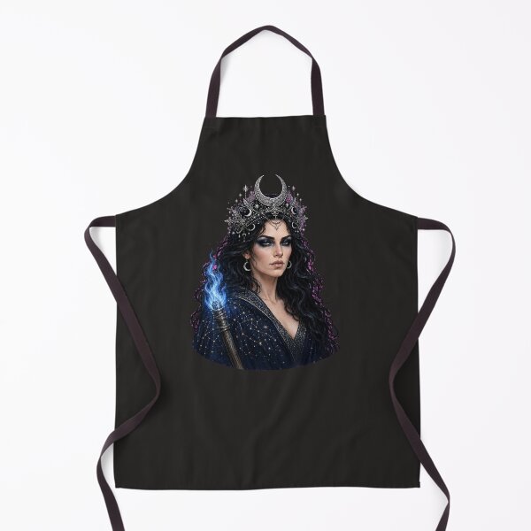 Item preview, Hecate Goddess of Witchcraft & Crossroads – Triple Moon Dark Divine Feminine Art designed and sold by Alcyone-Blue.