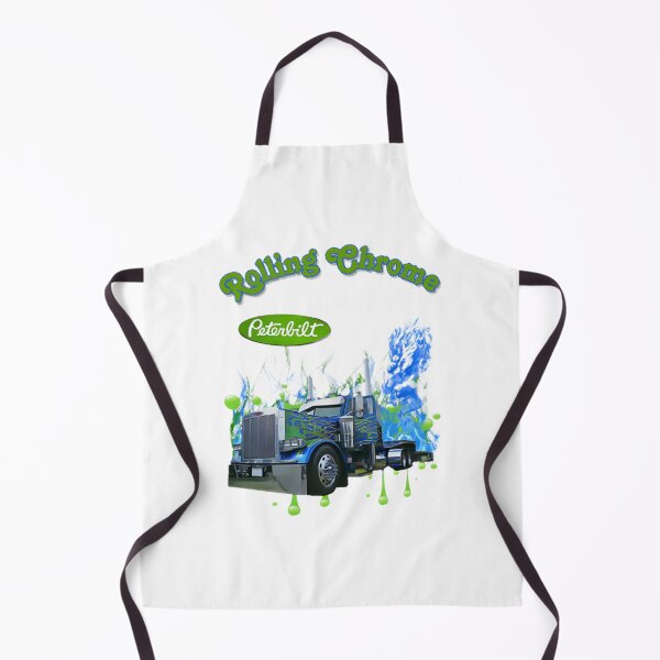 Item preview, Green and Blue Flame Peterbilt Truck Artwork Design designed and sold by chrisalexs23.