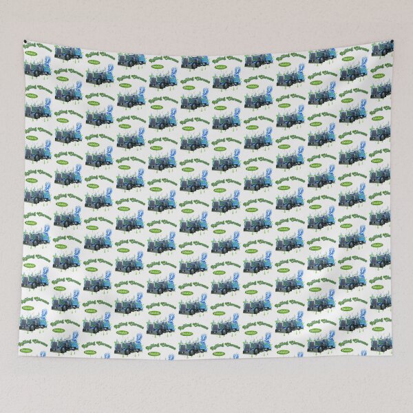 Item preview, Green and Blue Flame Peterbilt Truck Artwork Design designed and sold by chrisalexs23.