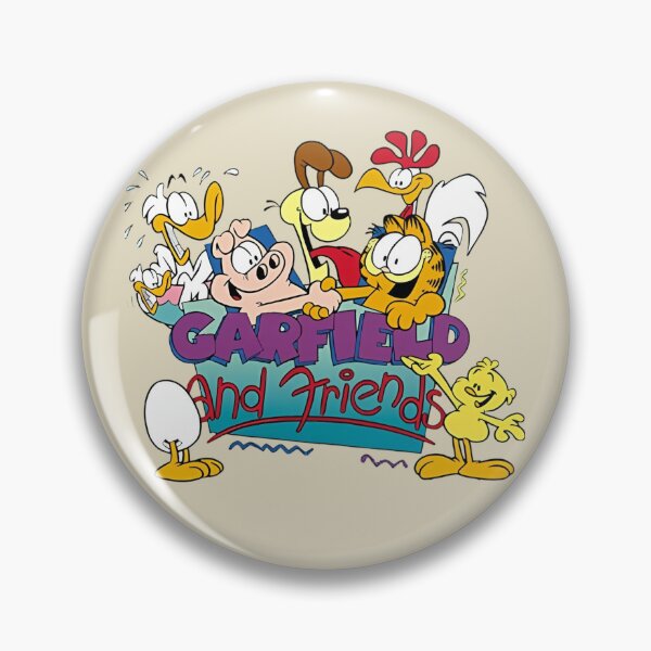 Item preview, Garfield and Friends Cartoon Cast Retro Logo designed and sold by Bomebomst.