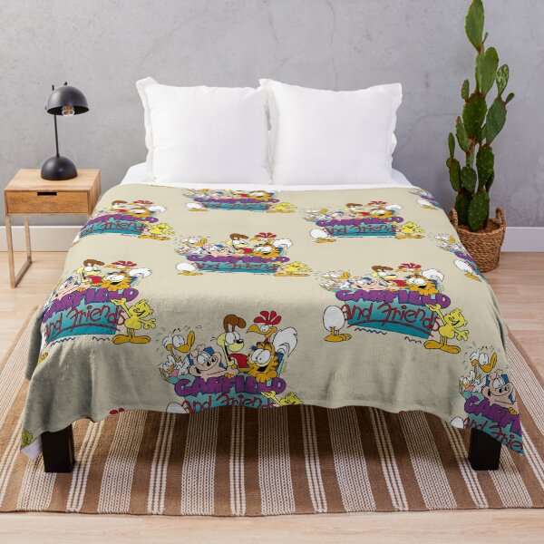 Item preview, Garfield and Friends Cartoon Cast Retro Logo designed and sold by Bomebomst.