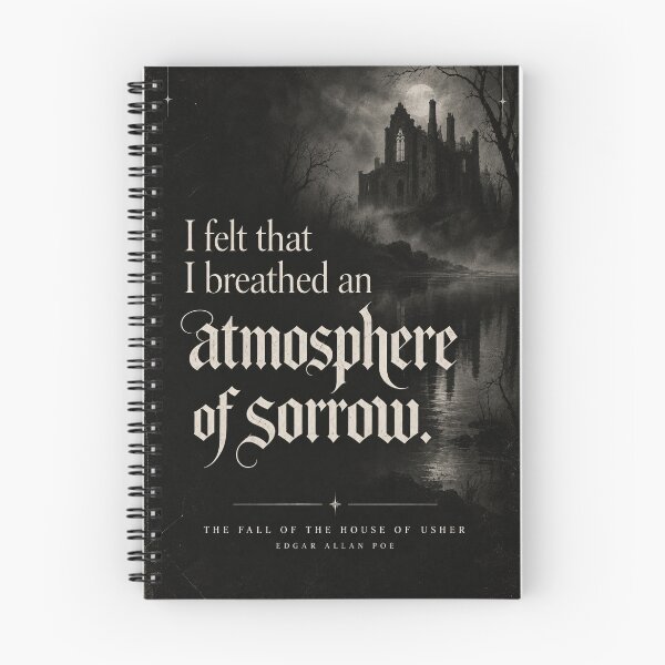 Item preview, The Fall of the House of Usher – Atmosphere of Sorrow | Gothic Literary Art designed and sold by MetaModel Editions.