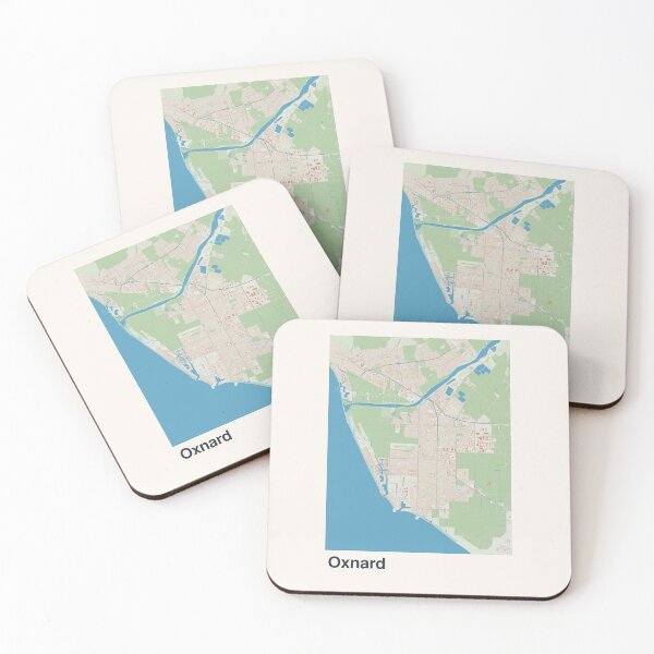 Item preview, Oxnard Minimalistic Map Art designed and sold by MapsNerd.