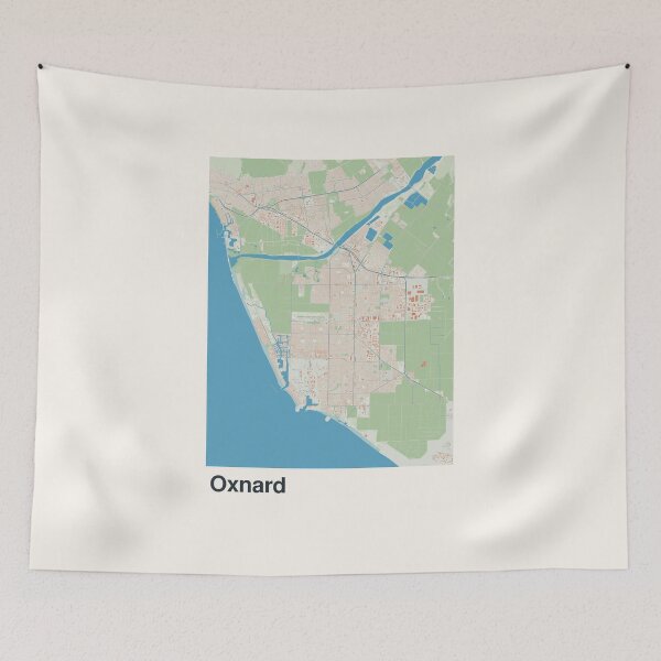 Item preview, Oxnard Minimalistic Map Art designed and sold by MapsNerd.