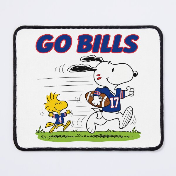 Item preview, Snoopy & Woodstock Buffalo Bills Football Retro F378 designed and sold by GLUVY-THEME.