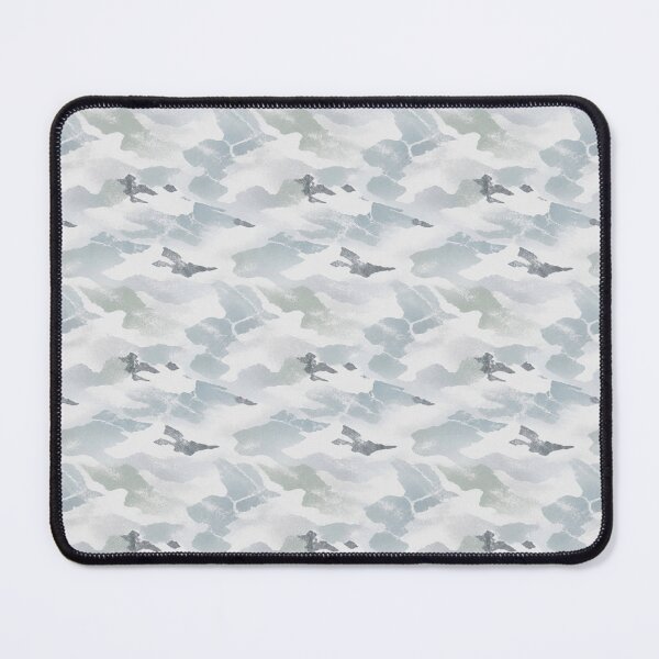 Item preview, Soft Arctic‑Blue Camouflage – Seamless Pattern designed and sold by The Digital Compass.